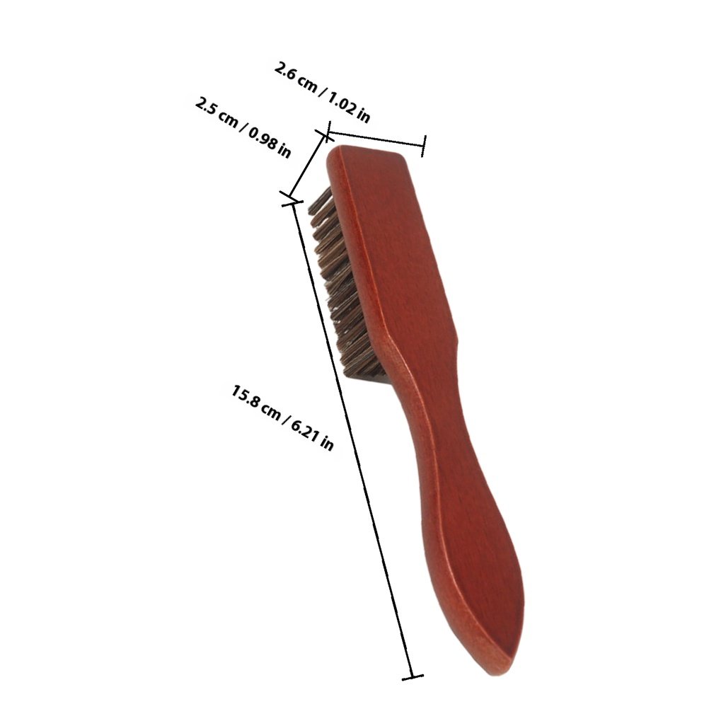 2Pcs Beard Grooming Brush Wood - Brush Bristle Set ulasan dan harga
