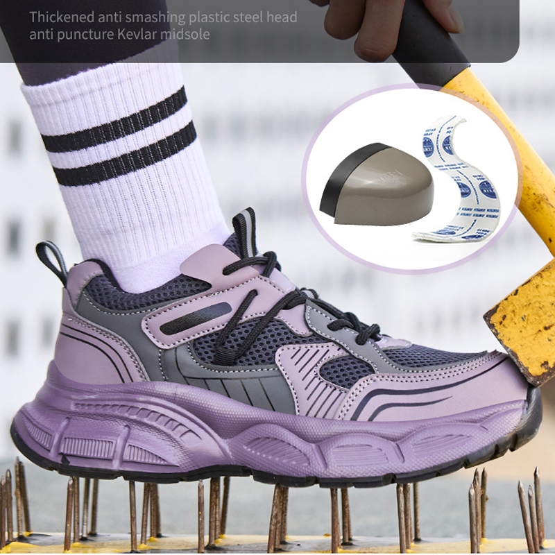 Safety Shoes Women Work Sneake - Sneaker Care ulasan dan harga