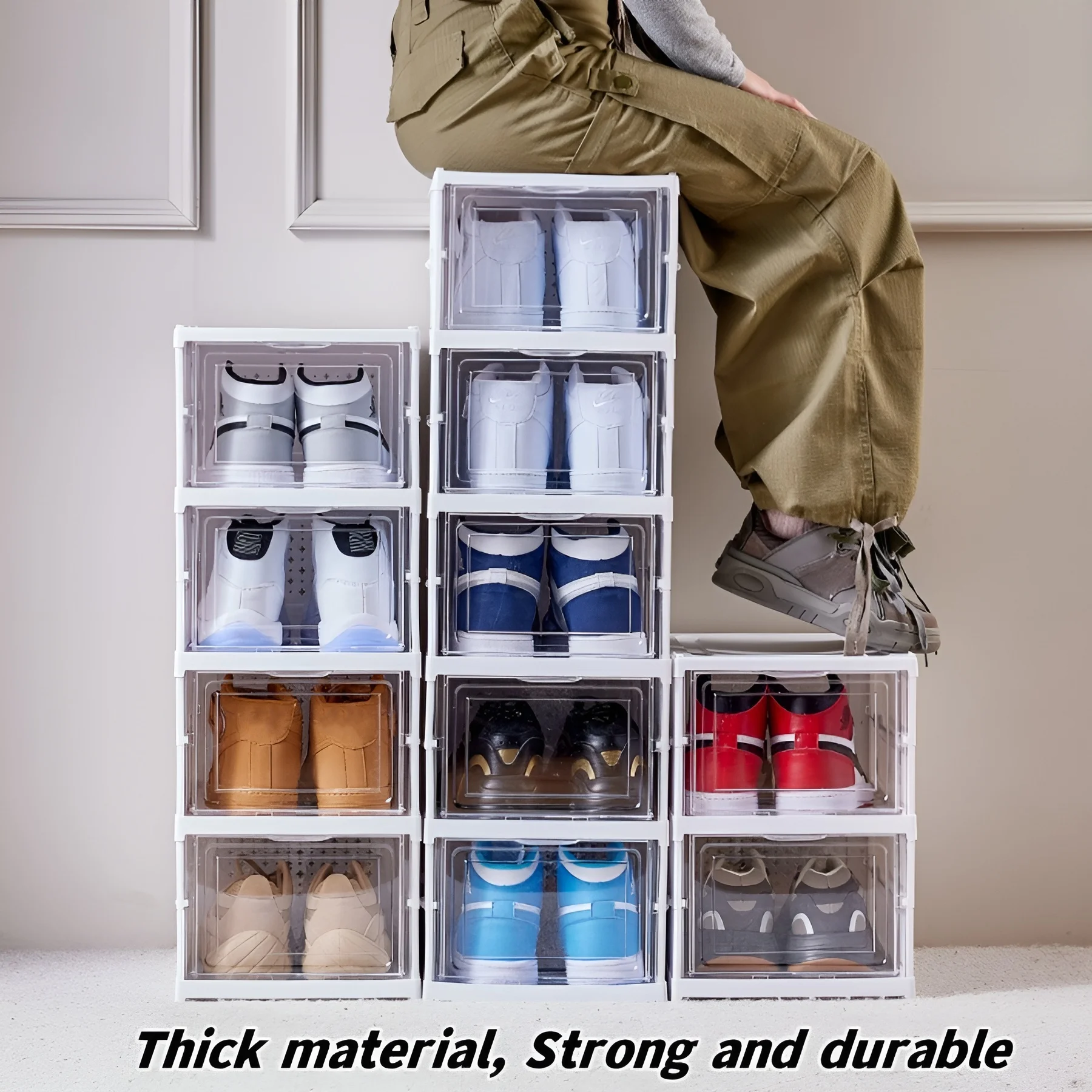 6 Layers Shoes Box Foldable Tr - Sneaker Care Box ulasan dan harga