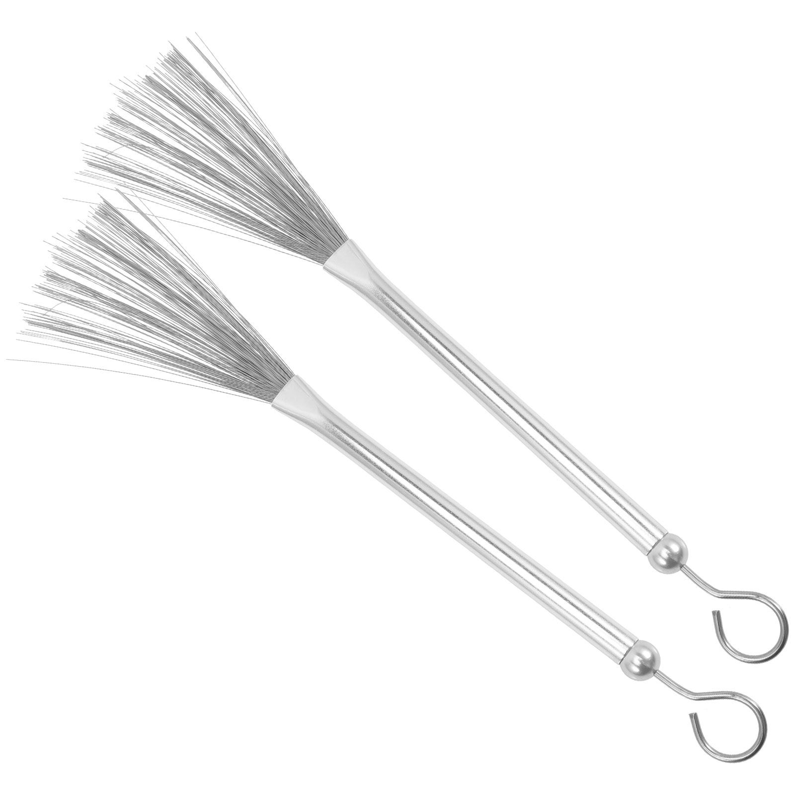 2Pcs Metal Professional Drum B - Brush Bristle Set ulasan dan harga