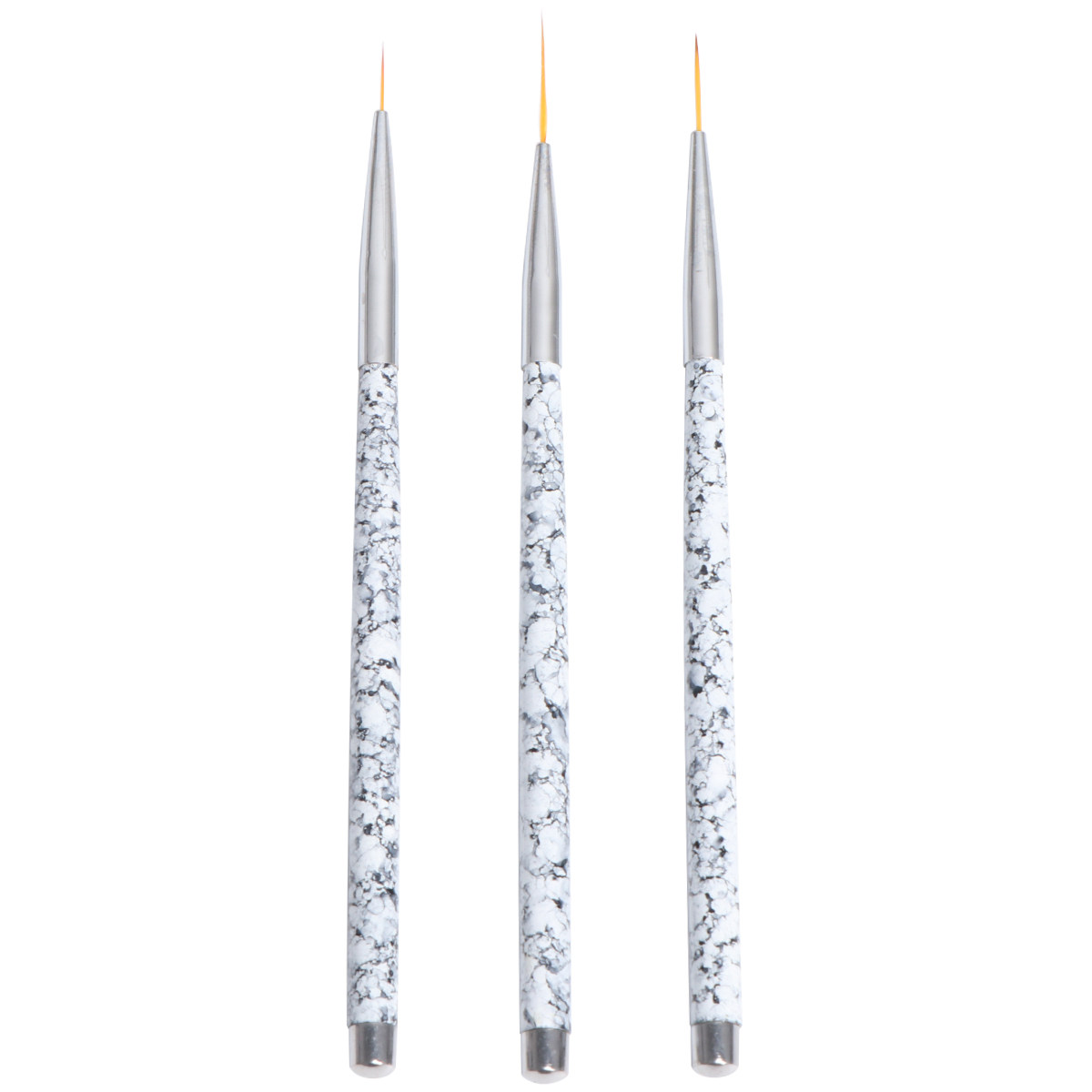 3Pcs Nail Art Liner Brushes Se - Brush Bristle Set ulasan dan harga