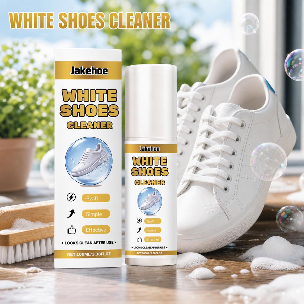 White Shoe Cleaner Spray Sneak - Sneaker Care Whitener ulasan dan harga